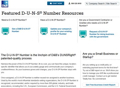 D.U.N.S Number .